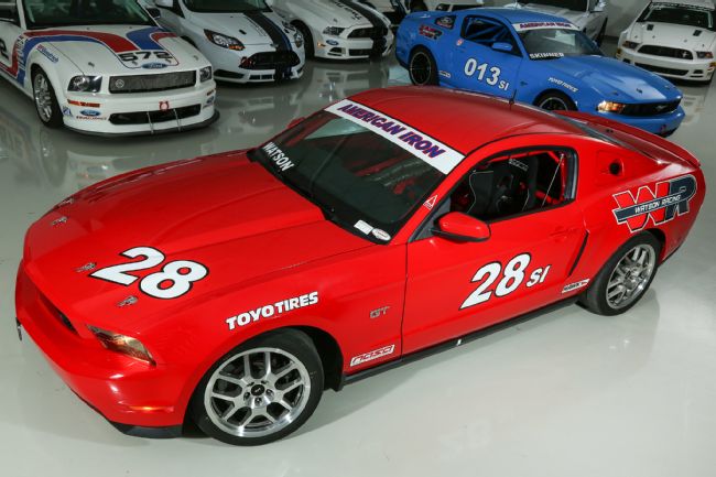 s197 mustang watson racing red coupe